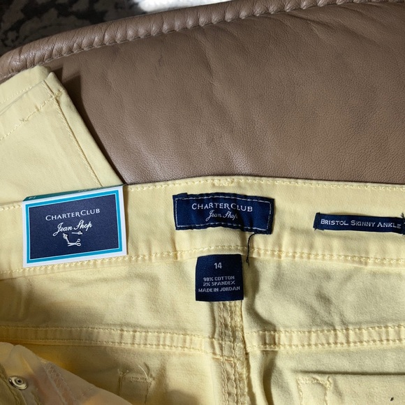 Charter club Bristol Skinny ankle jeans SZ/14 - Picture 1 of 6